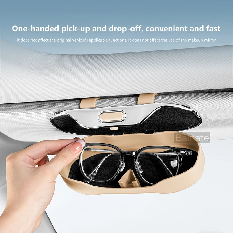 For GEELY coolray X6 X7 EX7 emgrand 2022 2023-2025 Car Visor Sunglasses Glasses Case Glasses Holder Clip Box Car Lenses Holder