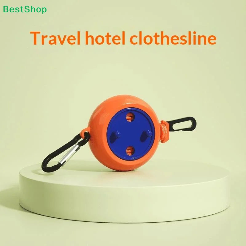 1PC 8M Retractable Travel Clothesline Laundry Drying Rope Windproof Anti Slip Outdoor Clothesline For Hotel Camping Accessories