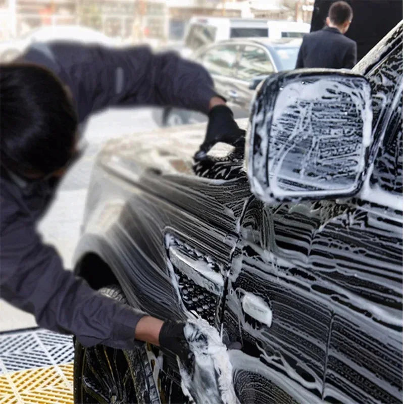 Chenille Car Wash Gloves Microfiber Wipe Car Sponge Scratch Free Car Wash Cleaning Coral Velvet Double-Sided Car Cleaning Tool