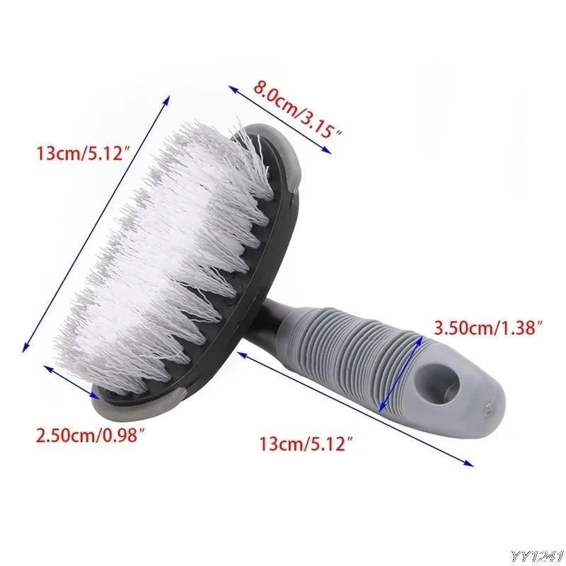 1Pc T Type Multi Functional Car Tyre Cleaning Brush Wheel Hub Washer Tool New Arrival