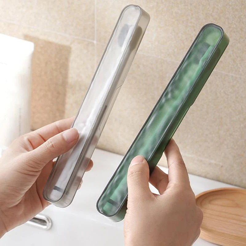 1PCS Portable Toothbrush Holder Box Outdoor Travel Camping Toothbrush Storage Organizer Case Bathroom Accessories