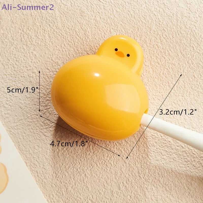 {Summer2} Cartoon Toothbrush Head Cover Dustproof Toothbrush Protective Cap Portable Plastic Clip For Household Travel Bathroom