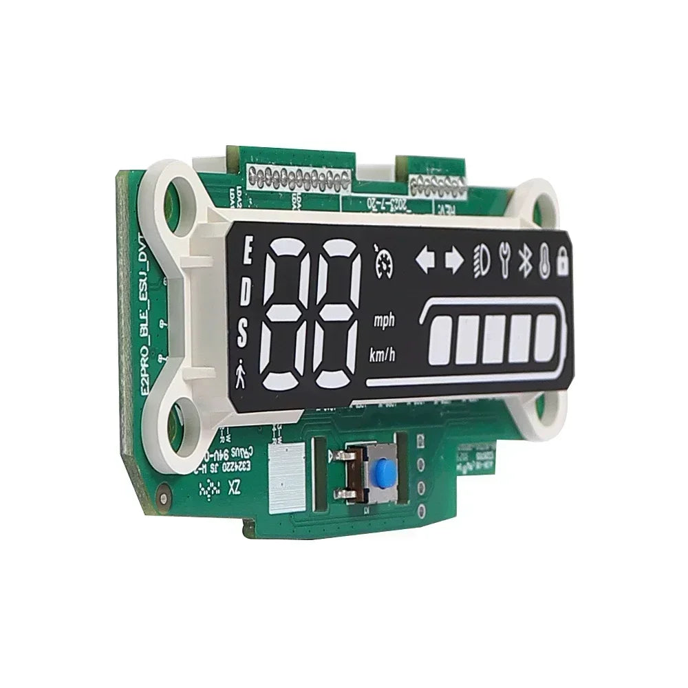 Electric Scooter Dashboard for Segway Ninebot E2 Pro Kickscooter Display Circuit Board Replacement Parts Accessories