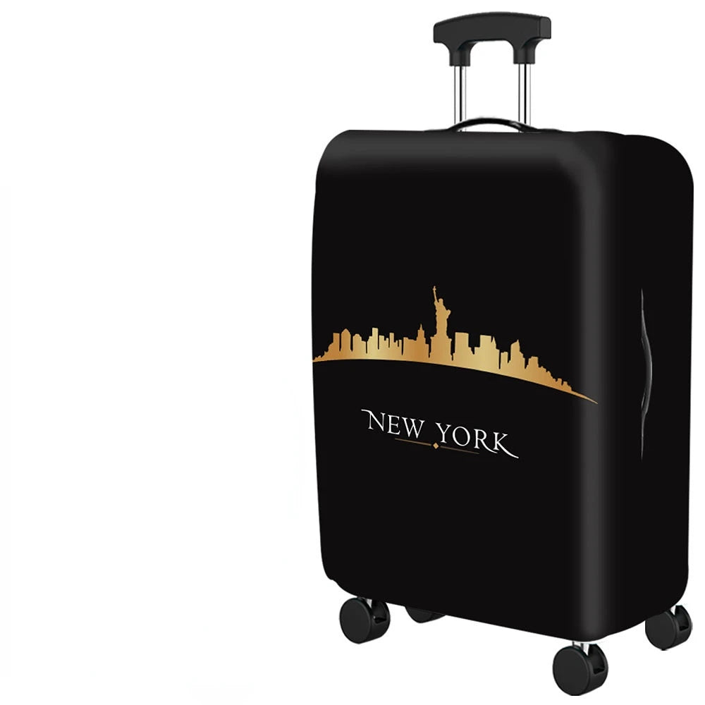Popular Luggage Protective Cover Elastic Cloth Thickened Dust-proof Trolley Suitcase Cover Travel Accessories For 18-30Inch Case