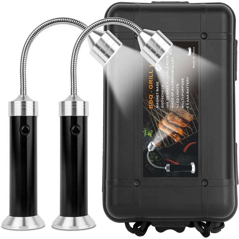 Lamps Bbq Bright Magnetic Barbecue Led Light Heat Resistant Barbeque Grill Light Lamp Flexible Adjustable 360 Degrees Outdoor