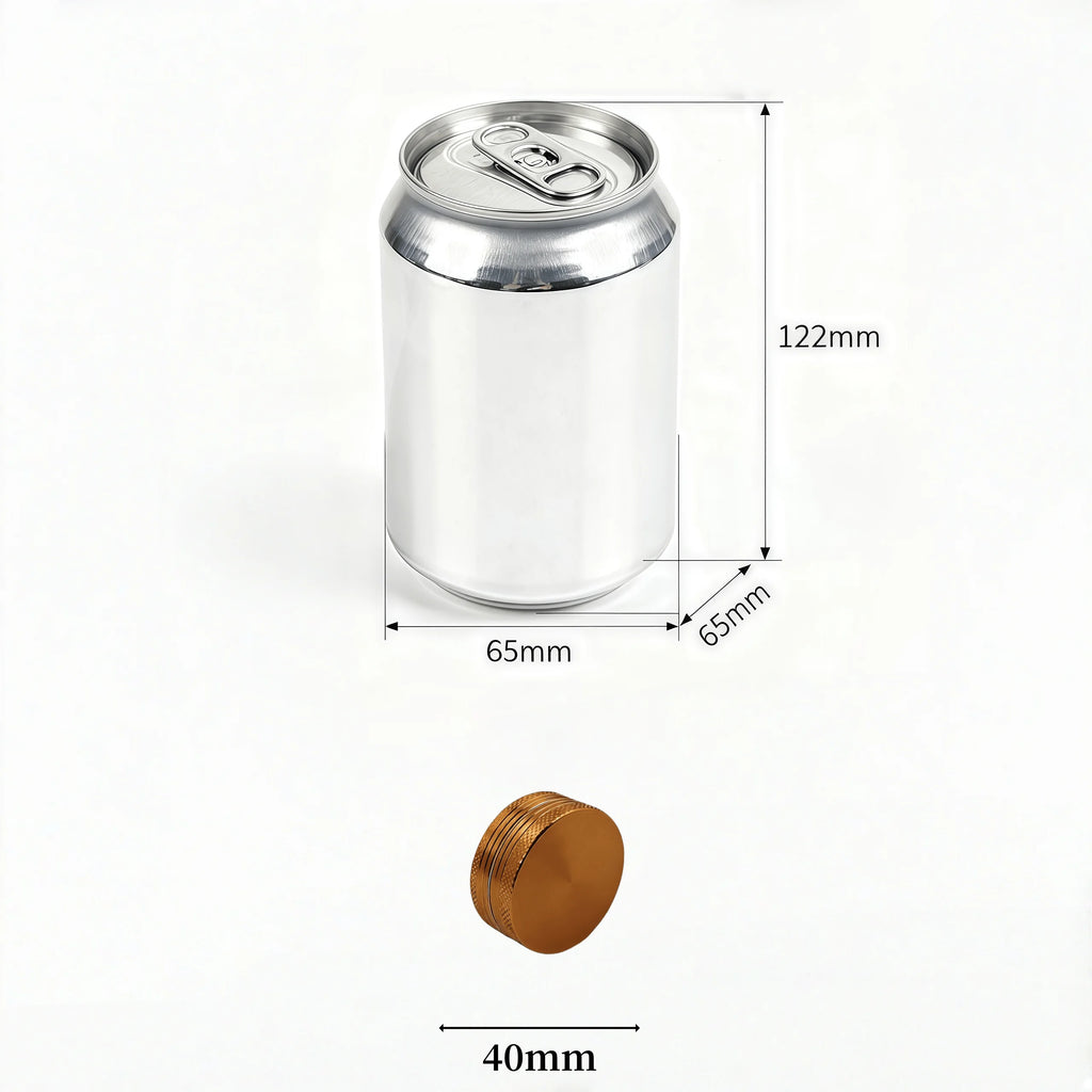 11-Color 40mm Manual Grinder - Dual-Layer Fast Grinding with Diamond Teeth, Portable Design，The best Smoking accessories