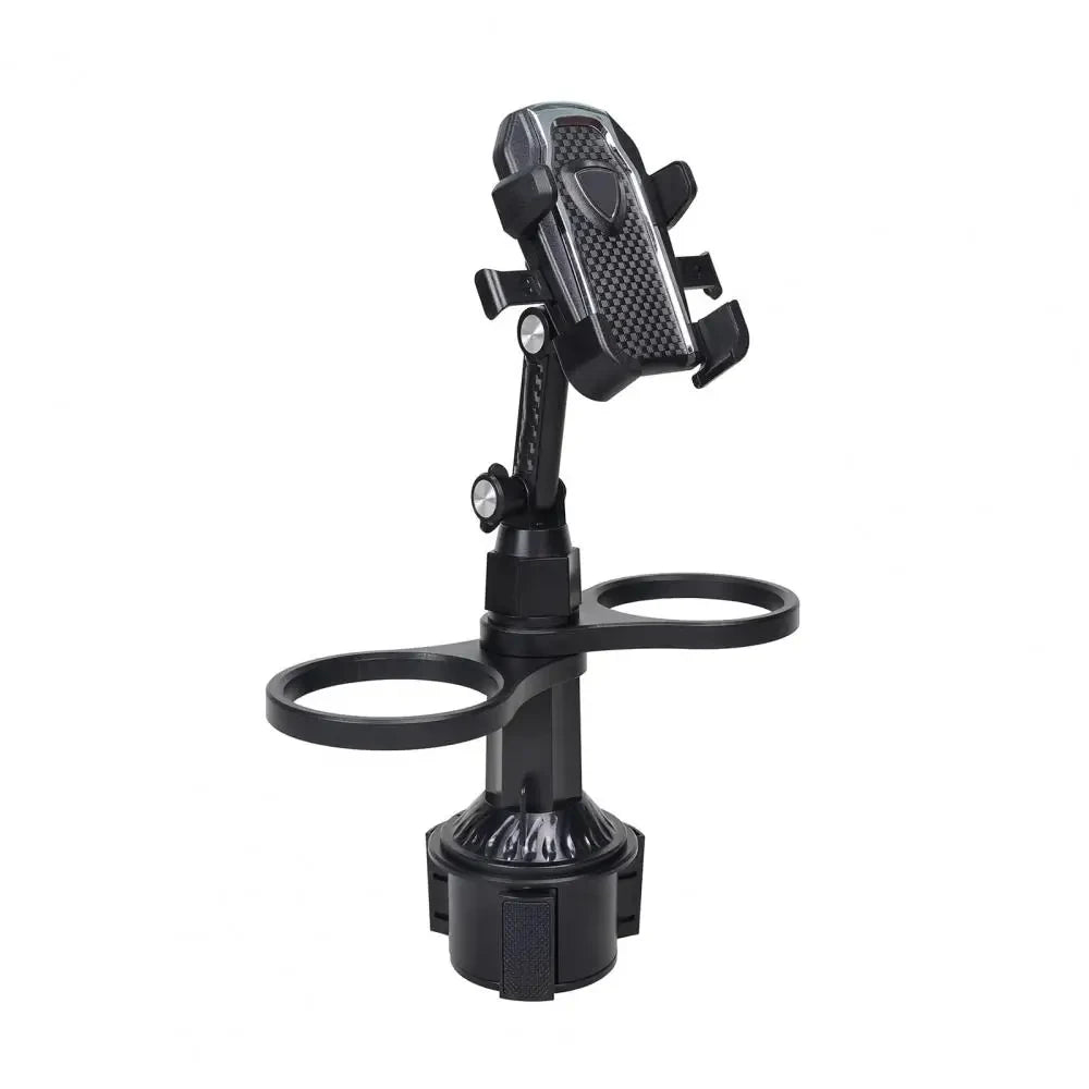 For Universal New 3 in 1 Detachable Car Cup Holder Tray Expandable Food Table 360 Rotating Design Sturdy Base Long Road Trips