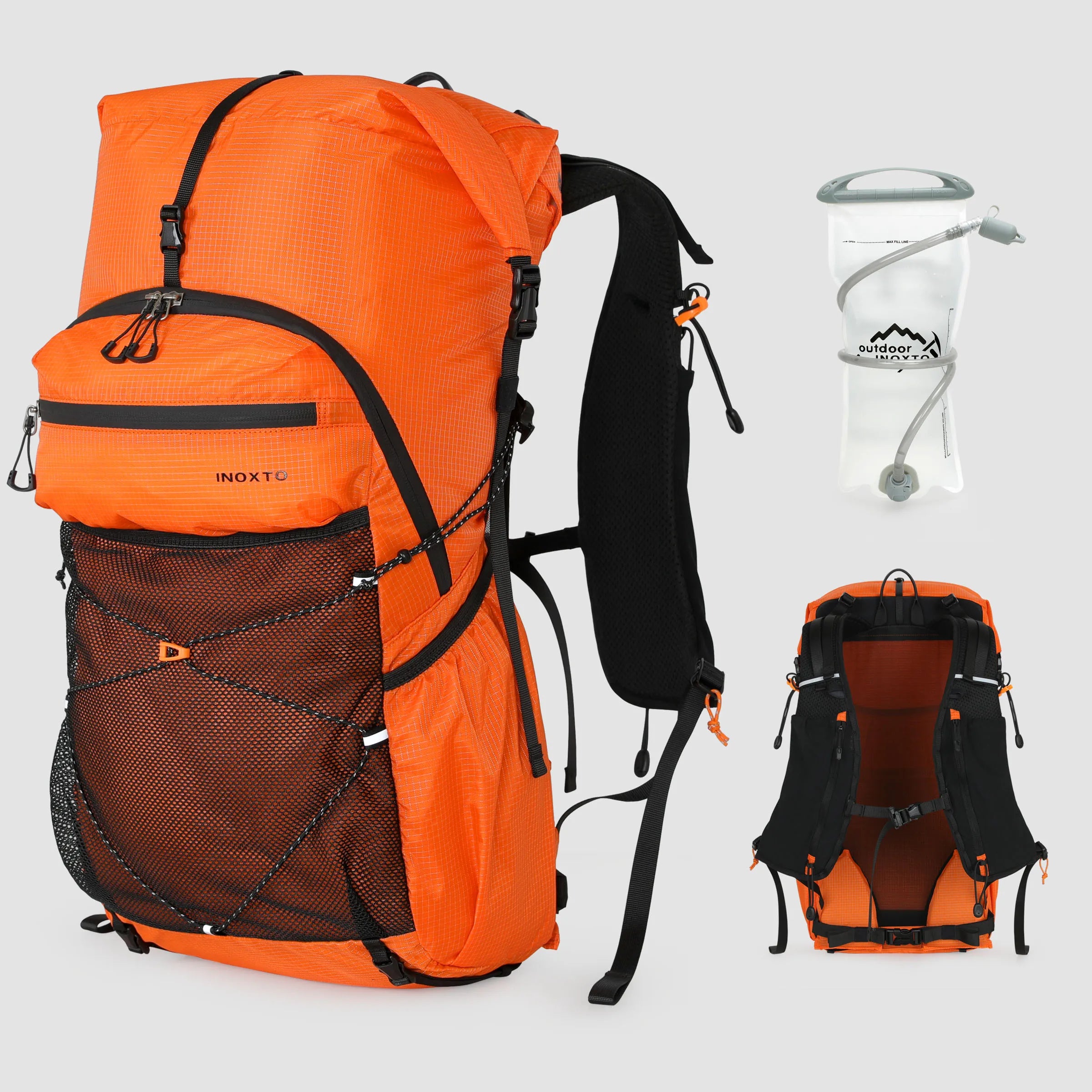 Hiking Backpack for Men and Women, 30L Waterproof Camping Backpack with Rain Cover, Lightweight Outdoor Sport Travel Daypack Ruc