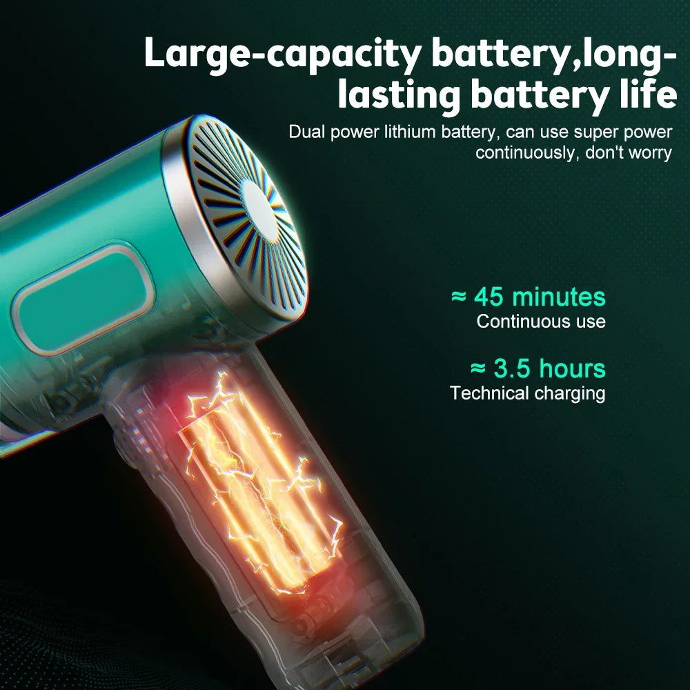 12000Pa Car Wireless Vacuum Cleaner 120W Blowable Cordless Home Appliance Vacuum Home & Car Dual Use Mini Vacuum Cleaner