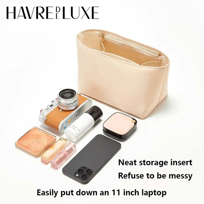 Bag organizer insert for Longchamp bag nylon material super strong fit bag support handbag insert bag accessories