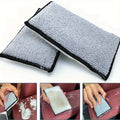 2Pcs Car Interior Scrubbing Sponges, Microfiber Car Wash Sponges, Auto Detailing Scrub Pads, Interior Cleaning Sponges