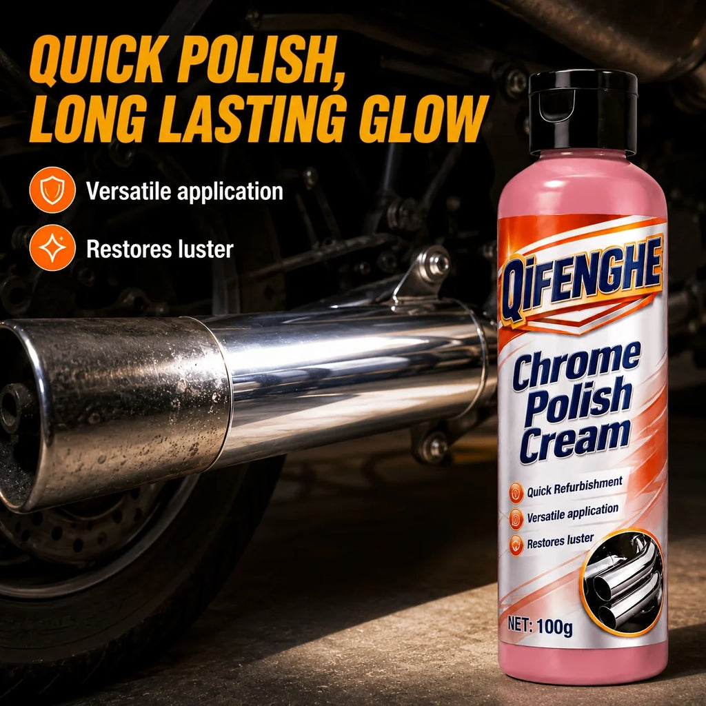 Multi-use Metal Polishing Paste Remove Oxidation Renew Dull Chrome Gloss Clean Rust Protect Metal From Corrosion For Car Parts