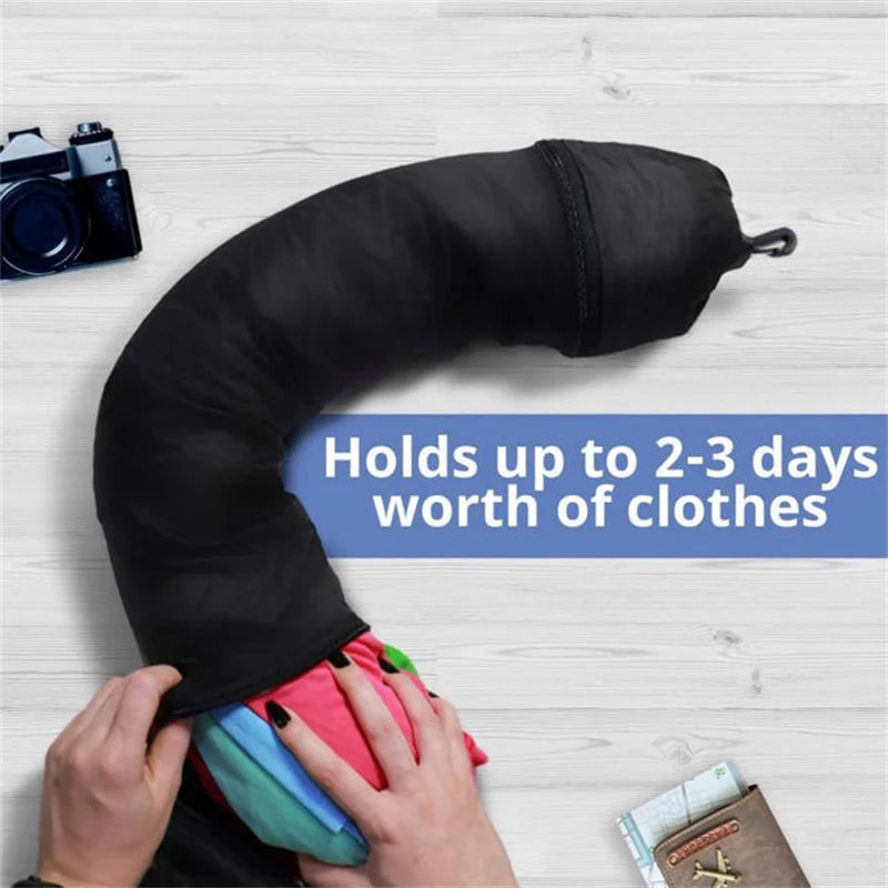 1PC Travel Neck Pillow, Storage Bag, Portable Travel Essentials, Lightweight Versatile Luggage Carry On Travel Accessories