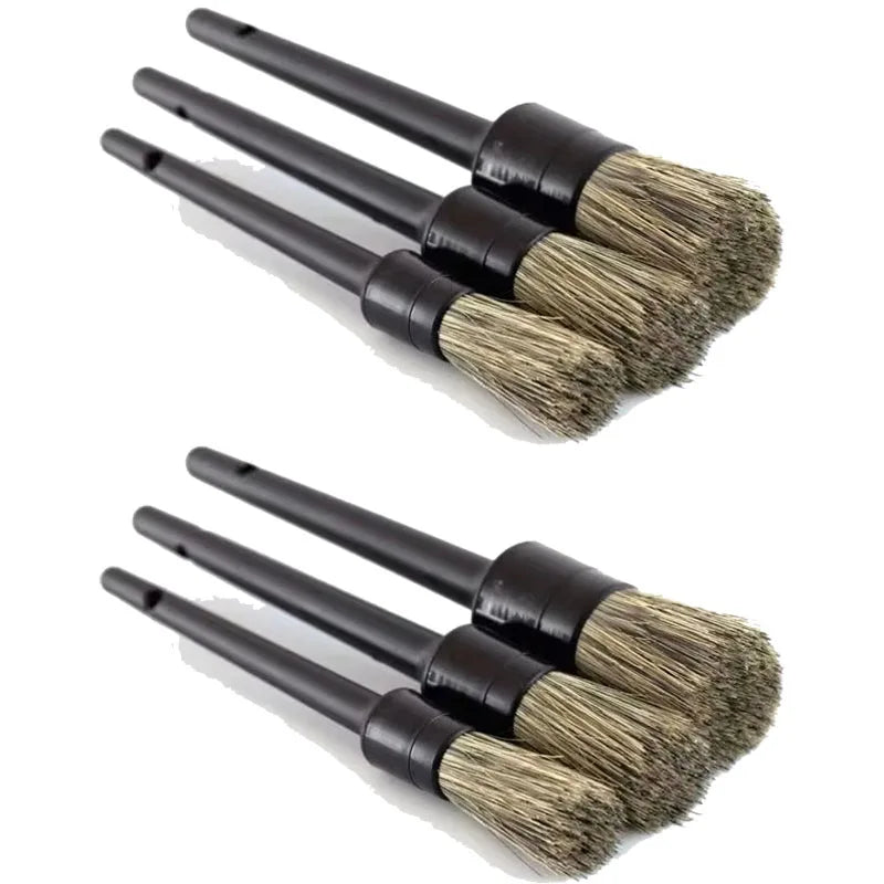 3/6/9PCS Car Detailing Brush Super Soft Auto Interior Detail Brush With Synthetic Bristles Car Dash Duster Brush Accessories