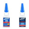JXVX Super Instant 495 Glue,5Sec Super Glue Strong Bond for Shoes/Glass/Metal/Wood/Plastic,Ceramic Quick Dry Industrial Strength Instant Adhesive Tool