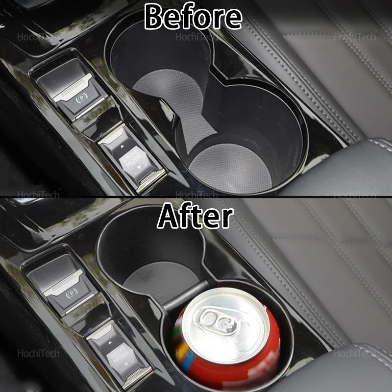 For Peugeot 2008 208 P24 2020-2025 Car Water Cup Holder Silicone Drink Holder Central Control Storage Box Interior Accessories