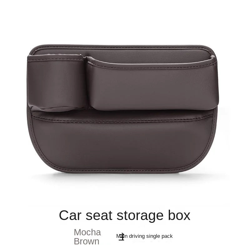 For Subaru Impreza XV Crosstrek Forester SK 2016~2023 Car Seat Gap Filling Storage Box With Cup Holder Pocket Organizer Case Kit