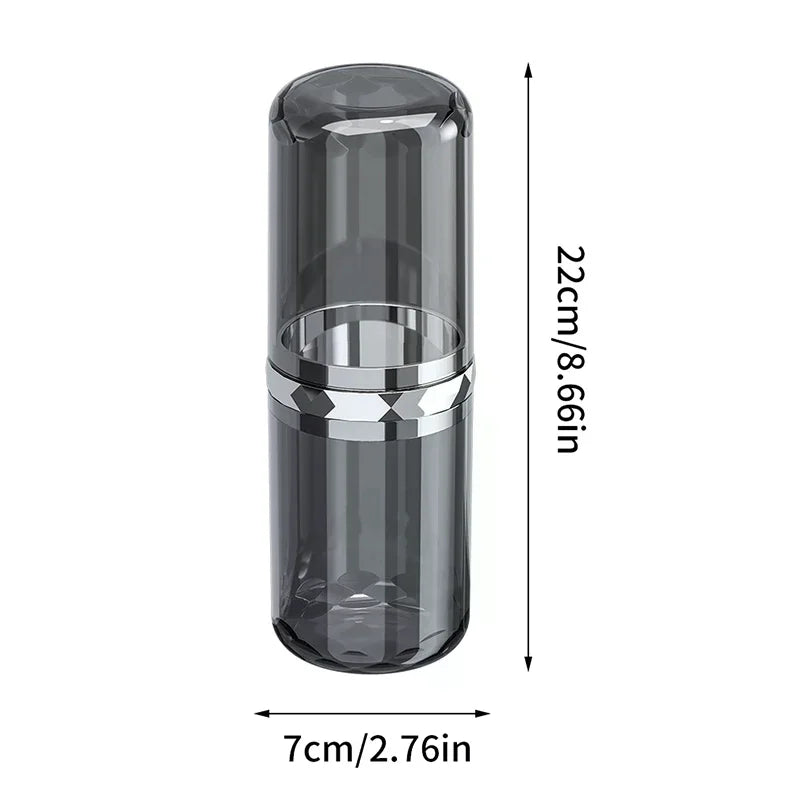 Accessory Toothpaste Toothbrush Holder Travel Bathroom Organizer Portable Wash Cup Storage Box Plastic Brush Mouthwash