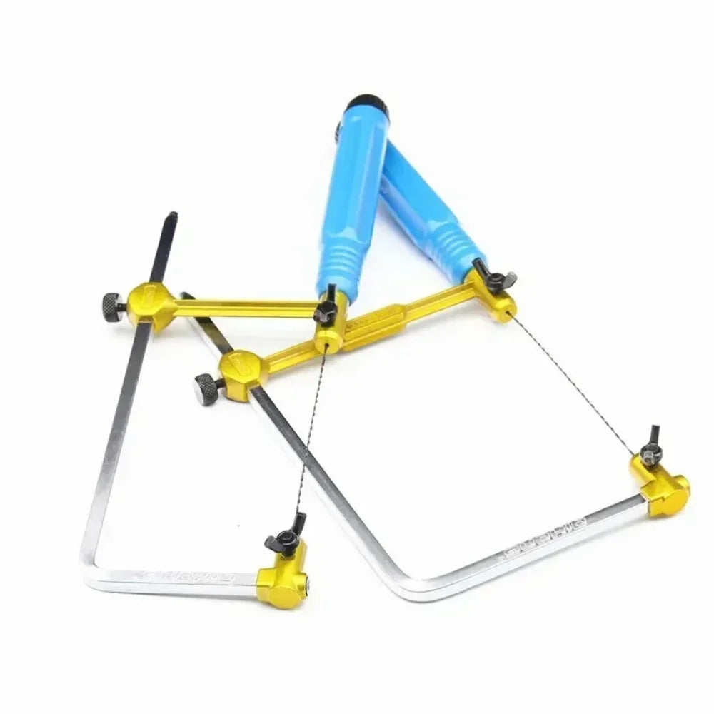 Adjustable Mini Hand Saw U Type Jeweler's Saw Saw Bow for Jewelry DIY Tools Woodwork Craft Tools Hand Tools Set Saw Blade