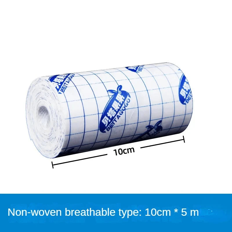 1pc Non-woven Fabric Film Waterproof Transparent Tape Adhesive Plaster Anti-allergic Wound Dressing Fixation Tape