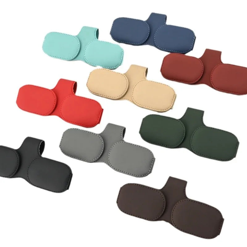Car Glasses Holder Multifunctional Car Sunglasses Double Clip Bill Holder Car Sunglasses Storage Box Card Holder
