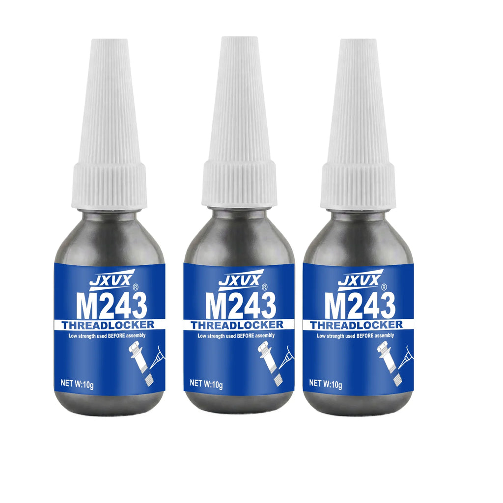 Blue Threadlocker 243 Nut and Bolt Fixer,Threadlocker Airtight Sealing Fixer Fasteners Anaerobic Glue for Metal,Screw Adhesive,A