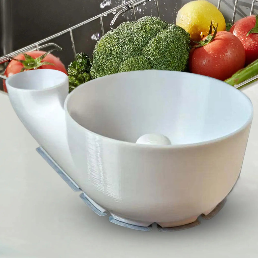Portable Fruit Wash Bowl Multipurpose Food Washing Spinner Fruit and Vegetable Washing Basket for Home Kitchen Outdoor Picnics
