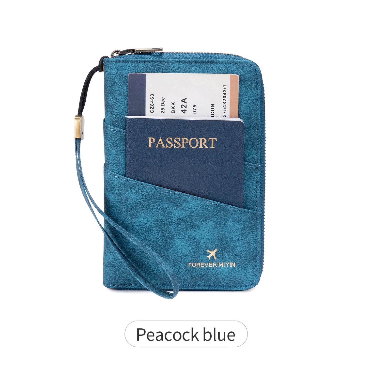 Travel Wallet Passport Credit Card Holder Organizer Cash Holder Document Bag Multifunction Purse Travel Pack Clutch Storage Bag