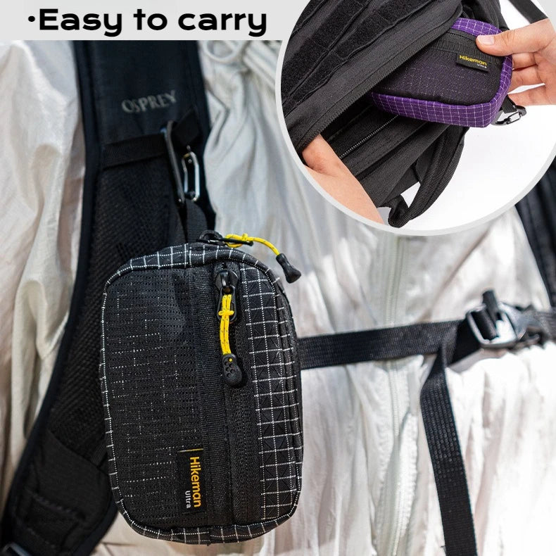 Dyneema Multifunctional Utility Bag Lightweight Waterproof EDC Pouch for Outdoor Camping Hiking Tactical Gear Storage Men Women