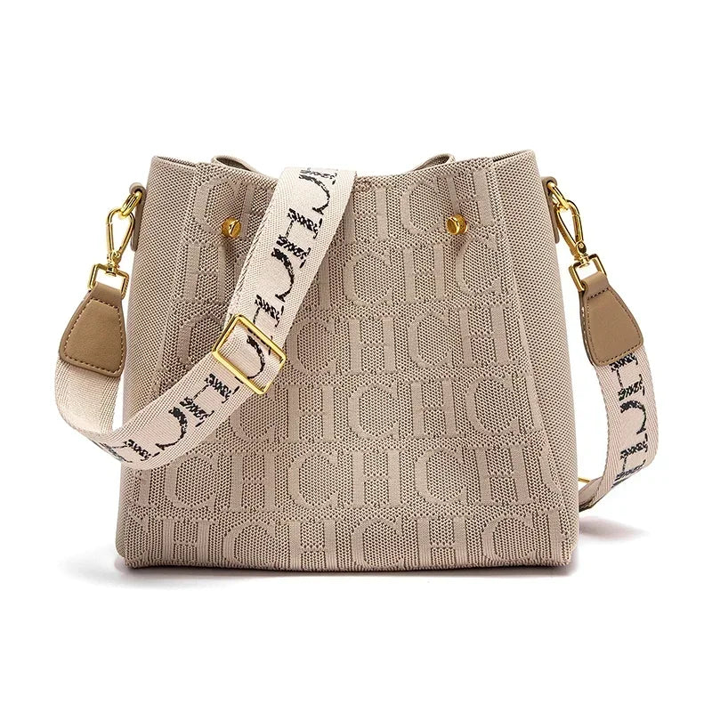 CH Autumn Winter Classic Crossbody Bag Brand Temperament Fashionable Casual Large Capacity Women's Shoulder Bag