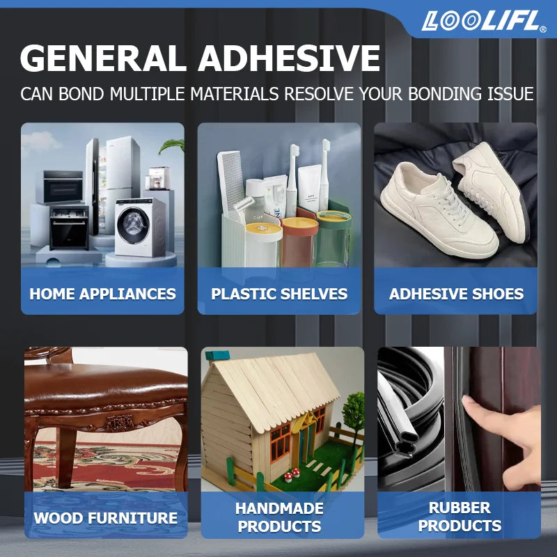 5g Super Glue Squeeze Tube Strong Adhesive Instant Dry Waterproof Home Repair for Plastic Wood Ceramic Metal