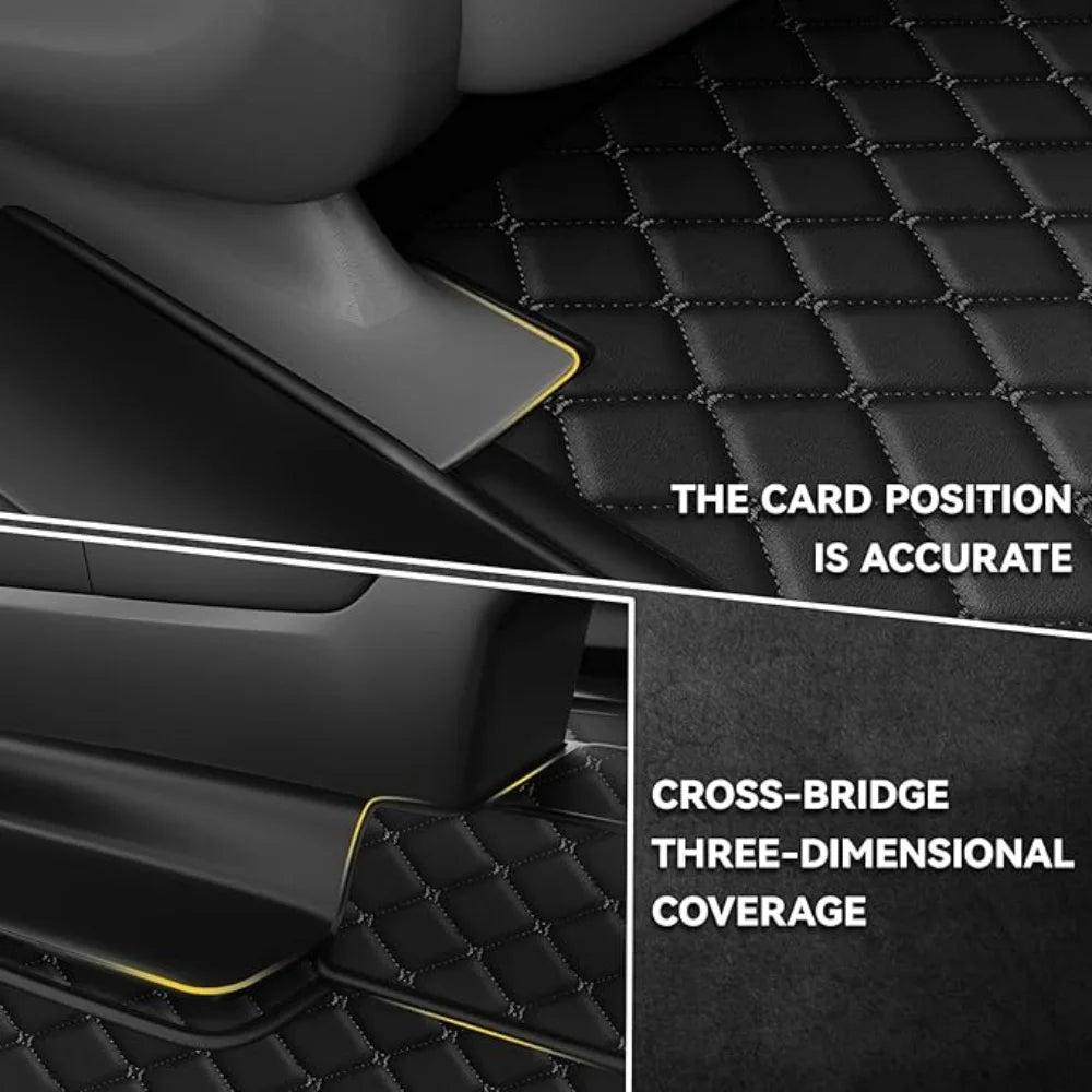 Custom Floor Mats For BMW 3 Series F30 F31 Touring F34 GT G20 20-23 Leather Full Coverage Auto Floor Mats Luxury Floor Liners