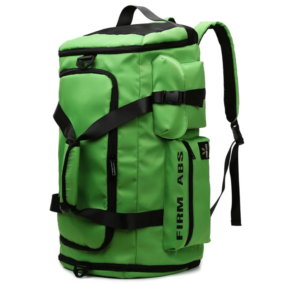 67L Travel Backpack Large Capacity with Shoes Compartment Camping Duffel Bags Dry Wet Separation 3 in1 Fitness Handbag Unisex
