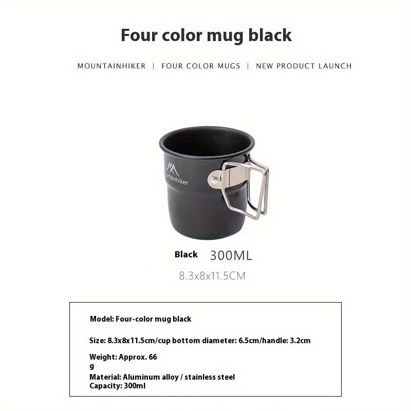 Mountainhiker Camping Cups Aluminum Cups Travel Cutlery Picnic Utensils Outdoor Gear Travel Cooking Sets Cookware Hiking
