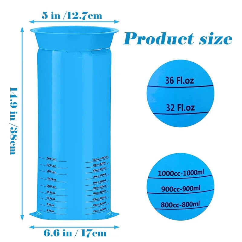 10/20PCS 1000ML Portable Disposable Travel Car Airplane Motion Sickness Nausea Vomit Cleaning Bag Clean Eco-Friendly Plastic Bag