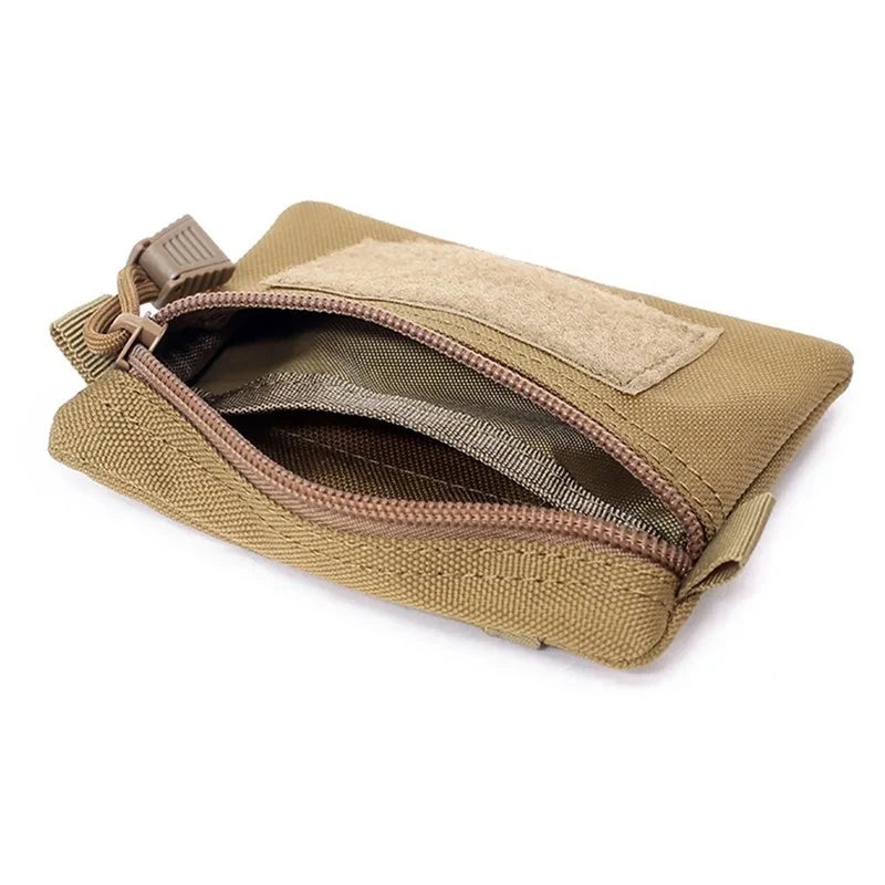 Waterproof Outdoor Camping EDC Molle Wallet Portable Travel Zipper Waist Pouch for Hiking Hunting - Portable Organizer