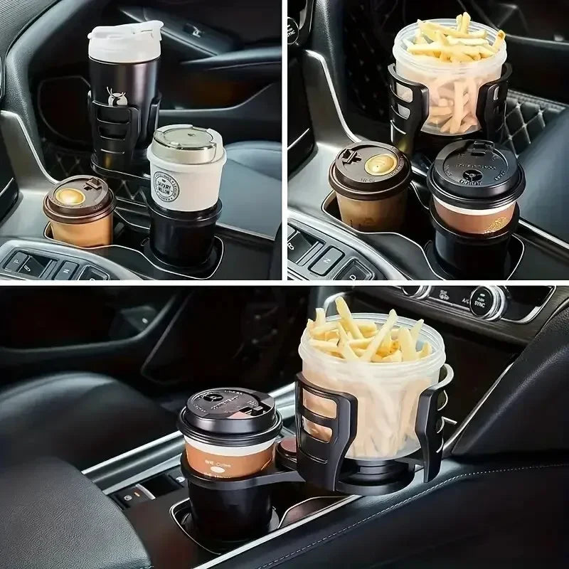 Multifunctional Rotating Car Cup Holder Drink Coffee Bottle Holder Can Mounts Holders Mount Stand Space Saving Beverage Organize