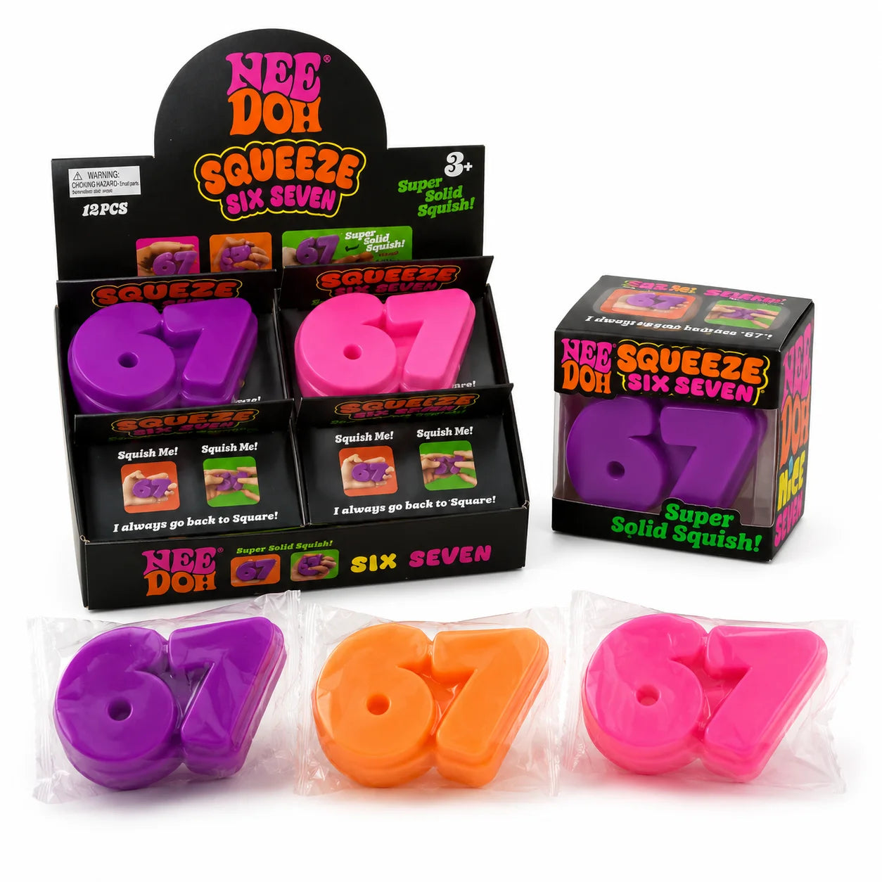 Best-selling Needoh 67tpr Digital Hug Toy, an adult relaxation and stress relief tool that is an excellent stress reducer.