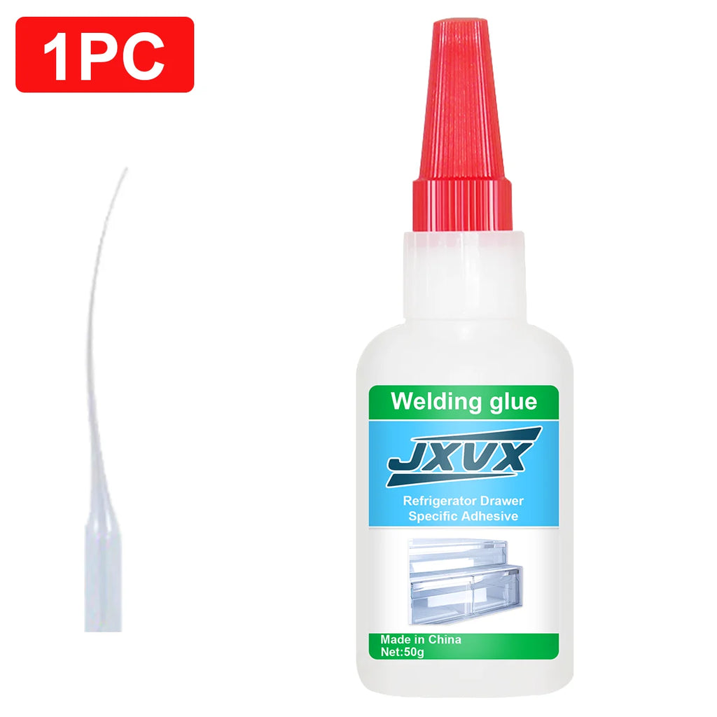 50 g of Oil-Based Instant Welding Glue; Ultra-Fast Drying; Strong Adhesive with Great Hold; Waterproof; Ideal for Repairs on Metal, Plastic, Wood, Glass and Rubber