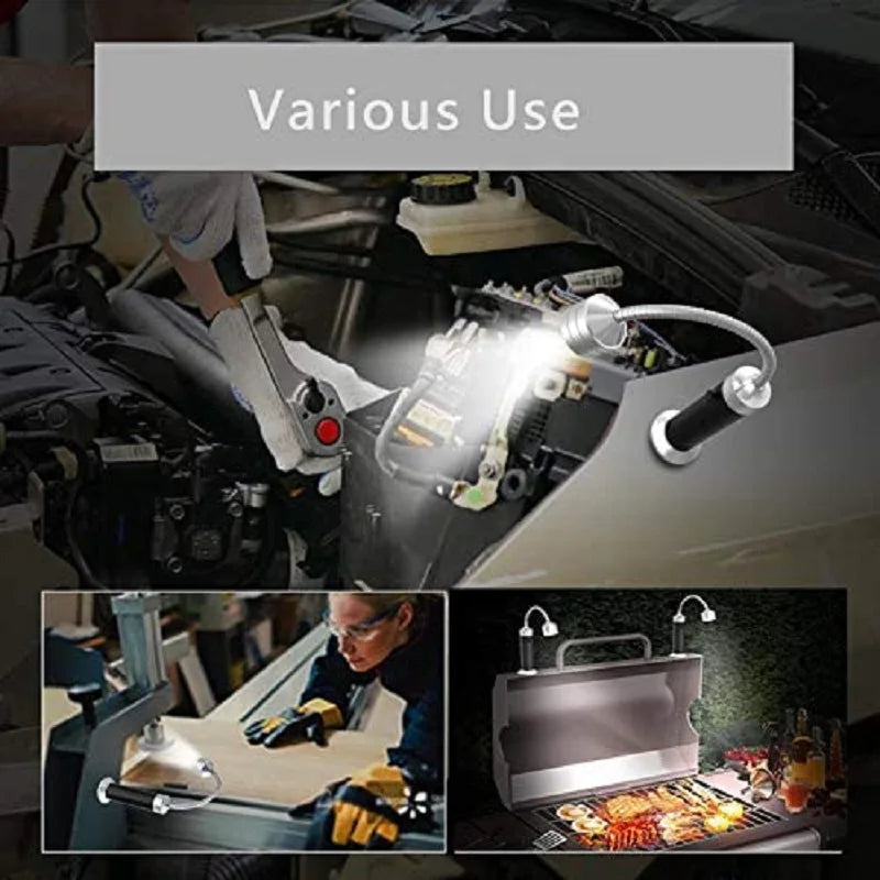 Lamps Bbq Bright Magnetic Barbecue Led Light Heat Resistant Barbeque Grill Light Lamp Flexible Adjustable 360 Degrees Outdoor