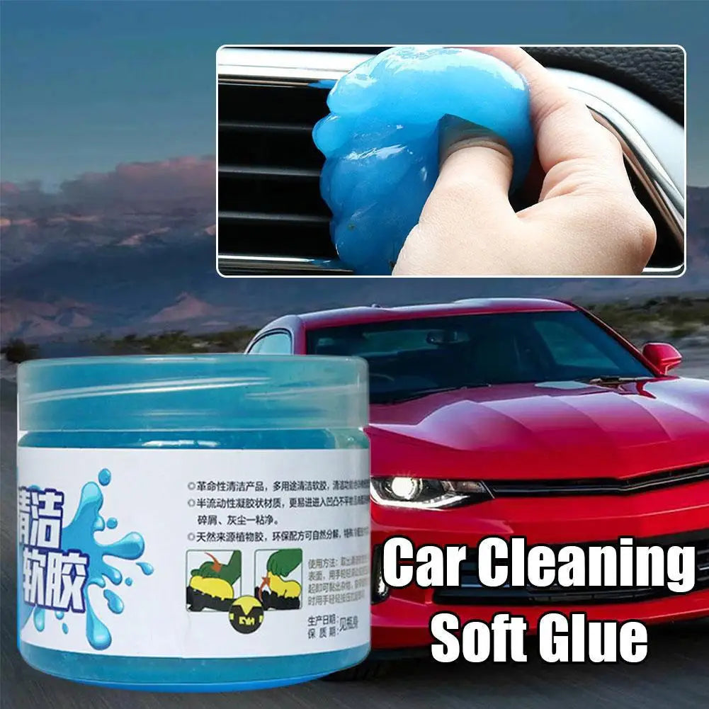 200g Car Cleaning Soft Gel Magic Mud Auto Interior Computer Keyboard Dirt Clean Dust Remover Gel Car Cleaner Mud Car Accessories