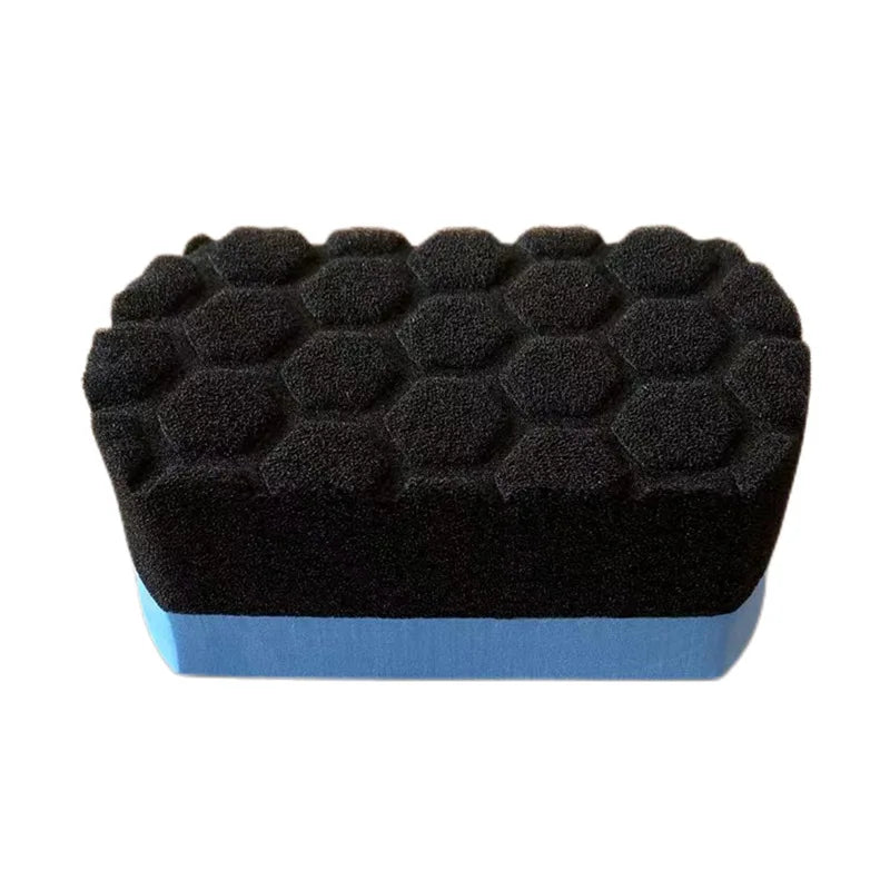Easy Grip Soft Applicator Pad Tire Dressing Shine Applicator Car Detailing Foam Sponge Tool Dressing Pad Tire Cleaning Sponge