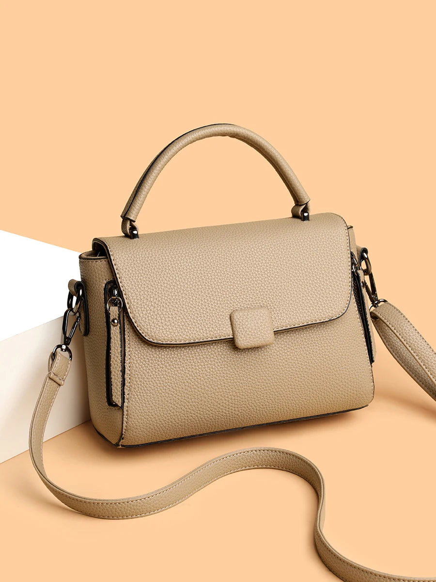 Fashionable Unique Design Women's Handbag Spring New High Aesthetic Value Saddle Bag Single Shoulder Crossbody Small Bag
