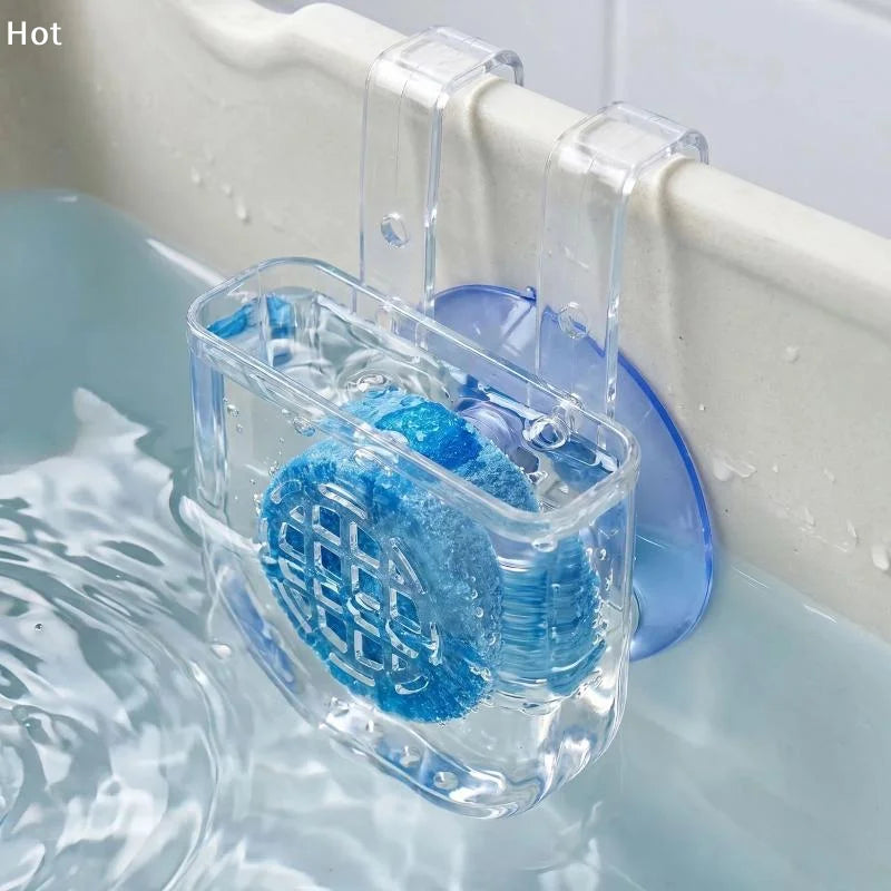 Silicone Toilet Tank Tablet Holder Versatile Toilet Bowl Hanging Cleaner And Deodorizer HangerFurnishing world
