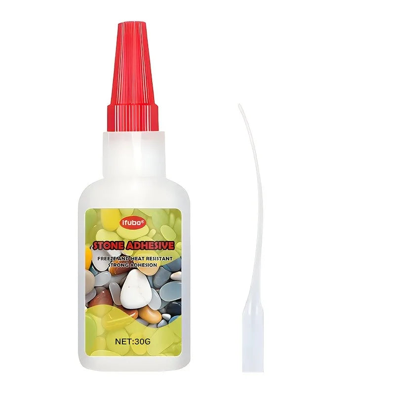 IFUBO Heavy-Duty Stone Liquid Glue: Waterproof Epoxy – Strong Bond for Marble/Granite, Safe for Pools/Aquariums/Outdoor Use