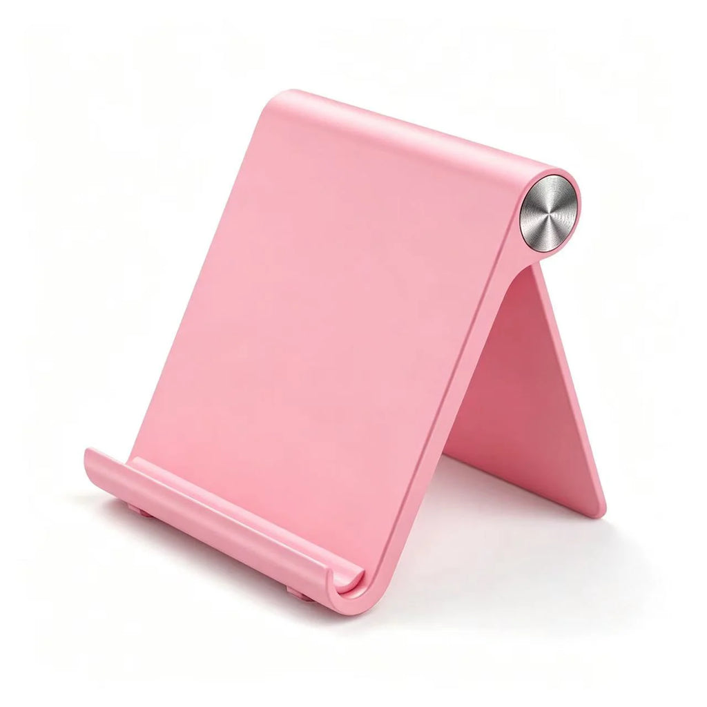 JavicTech Tablet Stand Holder Adjustable Portable Desktop Dock Office Compatible for iPad Pro iPhone 16 15 14 13 12 Black