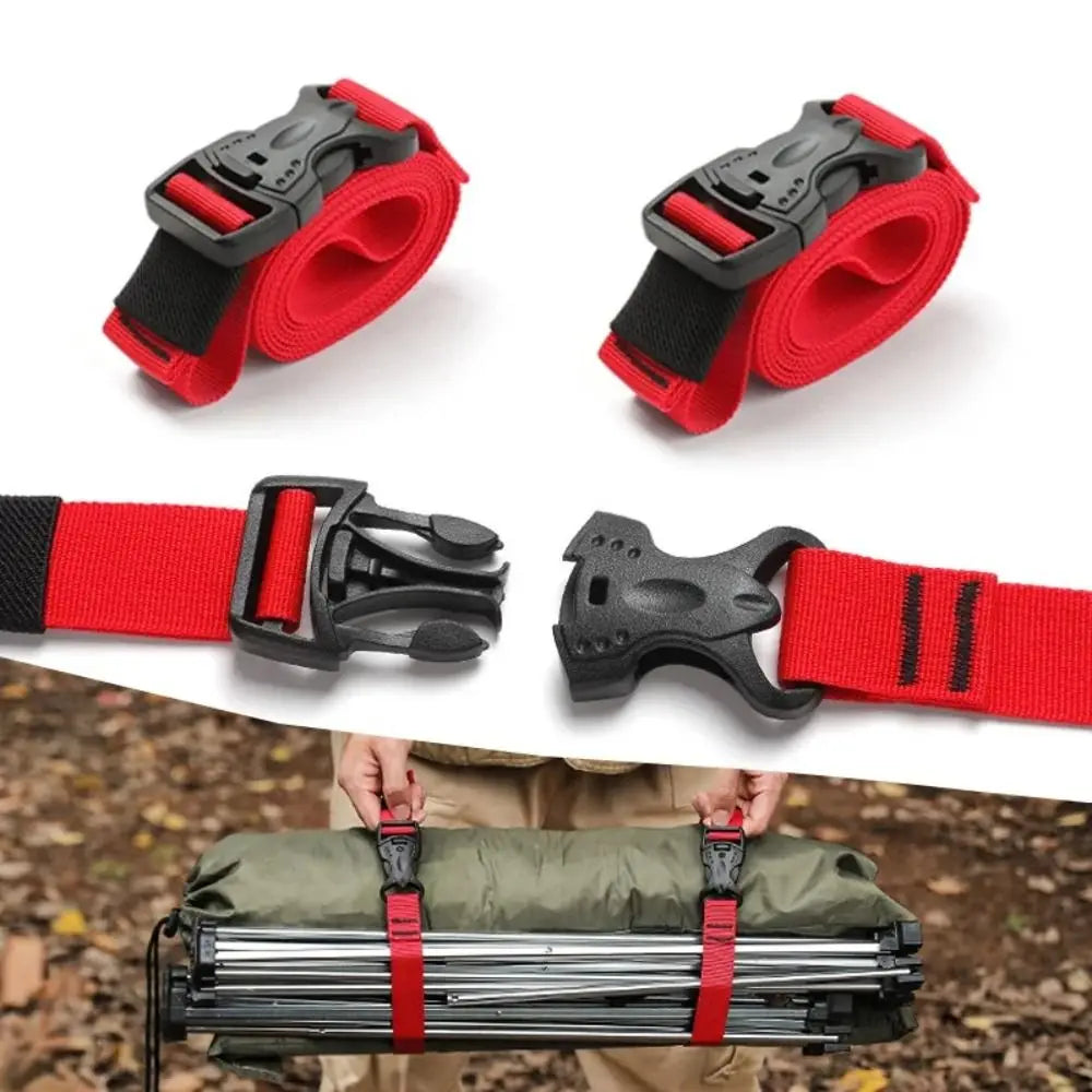 Portable Adjustable Cargo Tie Elastic Universal Luggage Strap Buckle Tie-Down Buckle Belt Travel