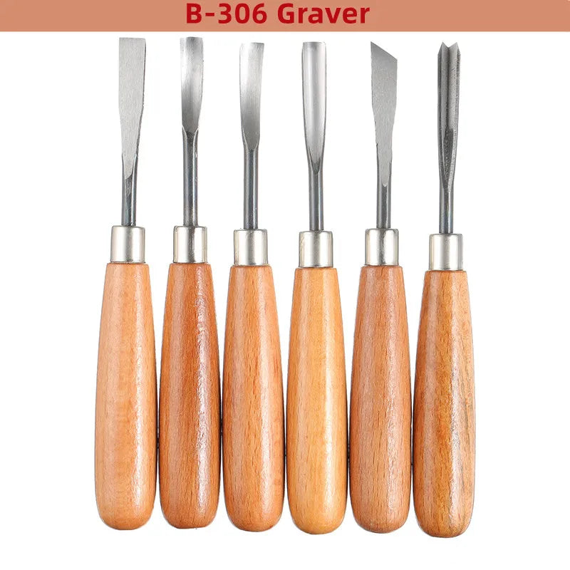 1/5/6/8PCS/Set Dry Hand Wood Carving Tools Chip Detail Wood Chisel Set Speed Steel Lathe Knives Tool Woodworking Cutter Set