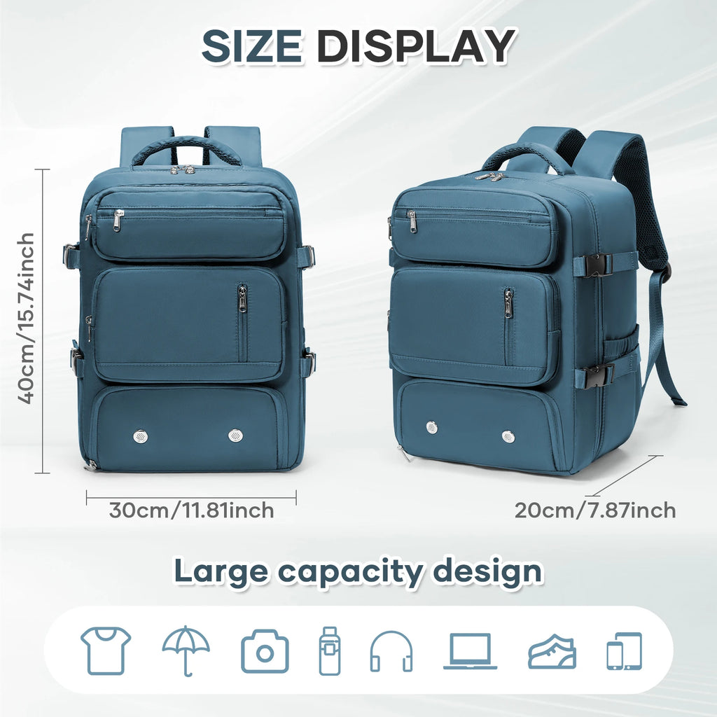 Ryanair Cabin Bag 40x30x20,  Travel Backpack For Women Men Business Laptop Bag, Hand Luggage Backpack Cabin Fly Bag, College Bag
