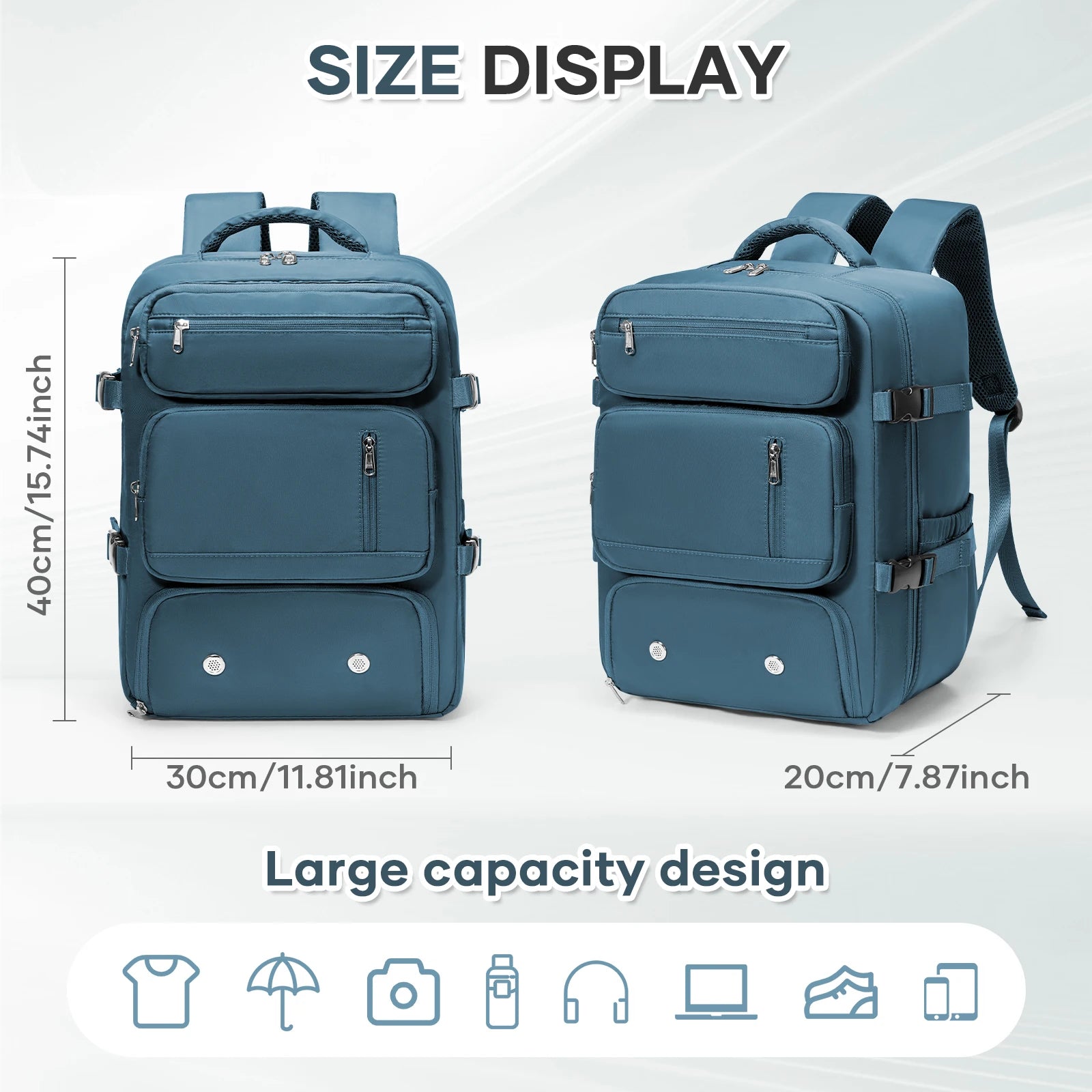 Ryanair Cabin Bag 40x30x20,  Travel Backpack For Women Men Business Laptop Bag, Hand Luggage Backpack Cabin Fly Bag, College Bag